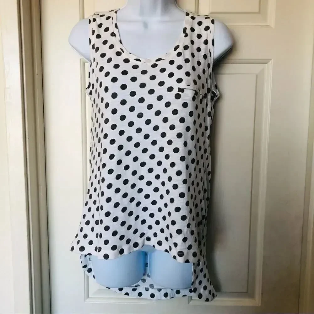 Kokomarina Asymmetrical polka dot Tank Top